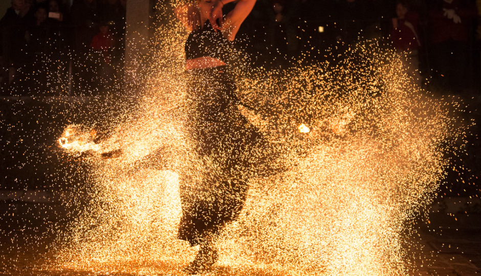 Les flammes