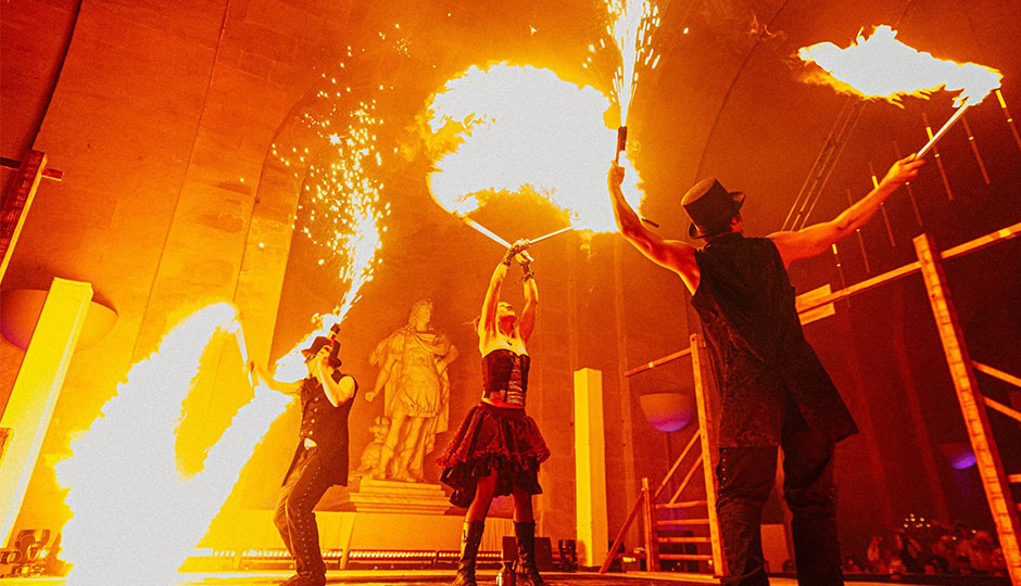 Pyrotechnics and fire